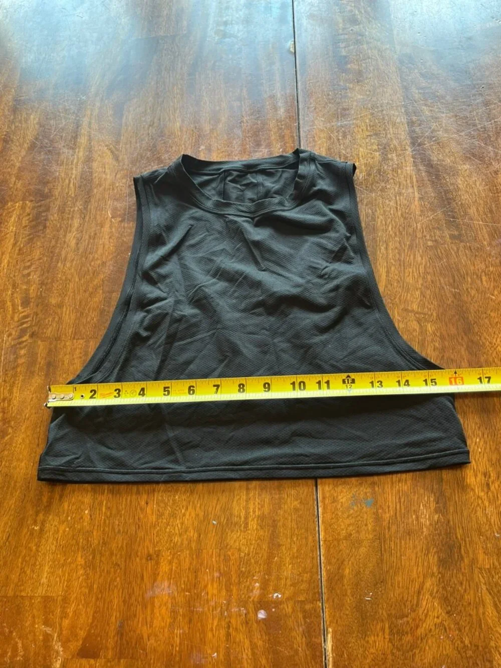 Lululemon Black Seamless Tank Crop Top *No Size Tag - See Measurements